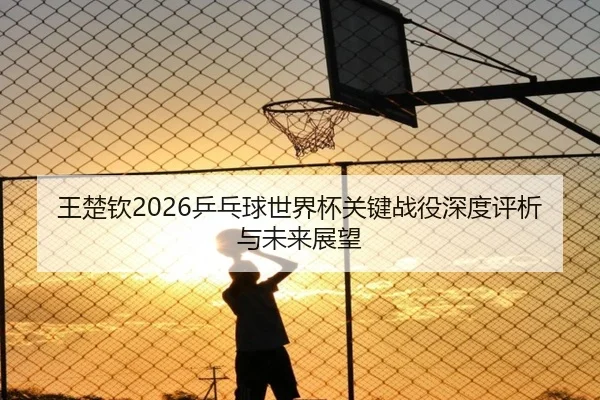 王楚钦2026乒乓球世界杯关键战役深度评析与未来展望 | TAP TAP